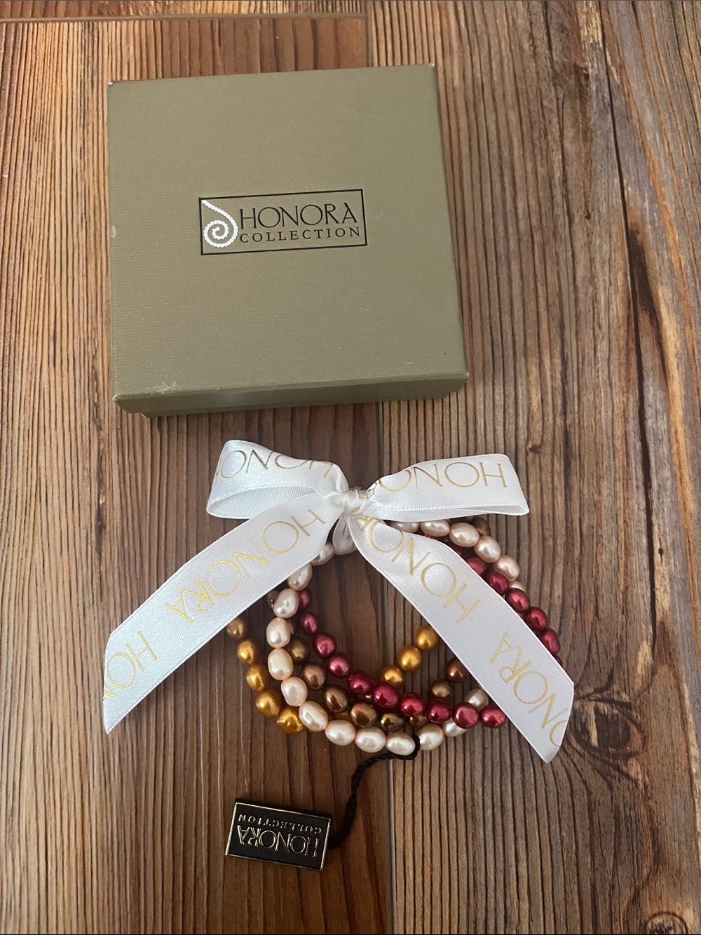 Honora Multicolor Pearl Stretch Bracelet Set